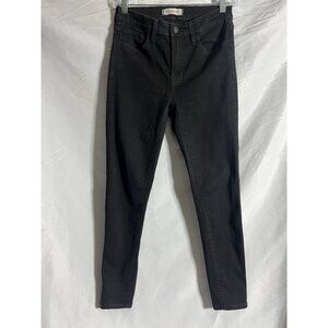 Madewell  Roadtripper Skinny Black Jeans Stretch Women's Size 26